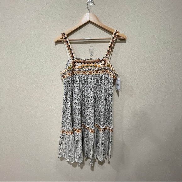 NWT Free People Boarderline Tank Linen Blend Dress - Picture 6 of 10